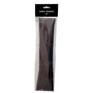 Druciki kreatywne Galeria Hobby 30cm Chenille Czarne, 25szt